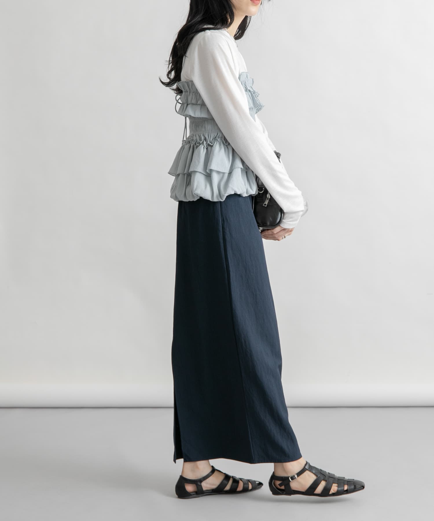 身長：160cm サイズ：one