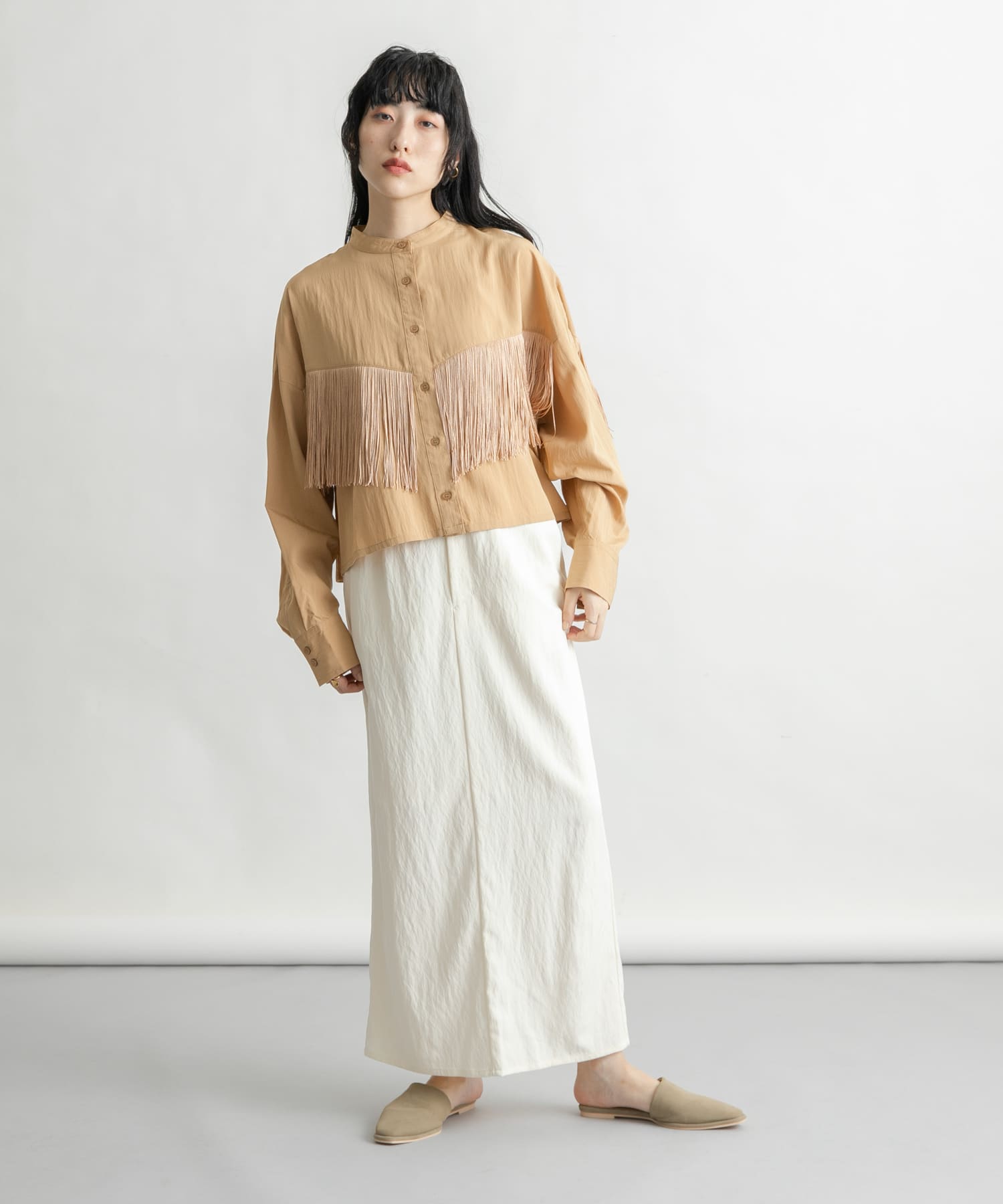 身長：160cm サイズ：one