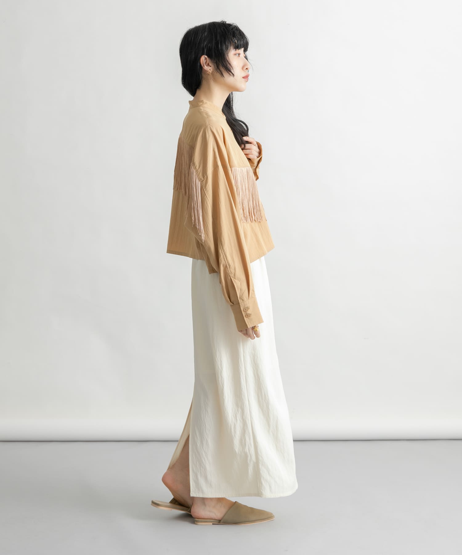 身長：160cm サイズ：one