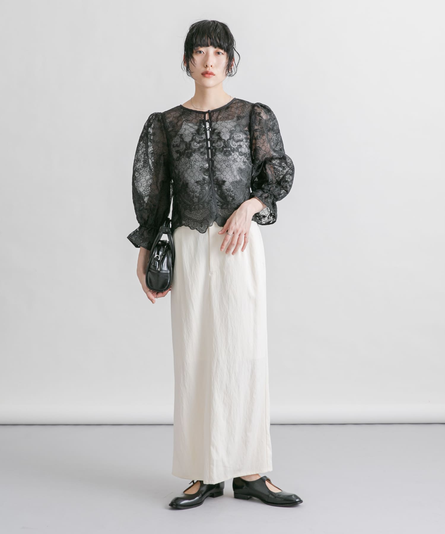 身長：160cm サイズ：one