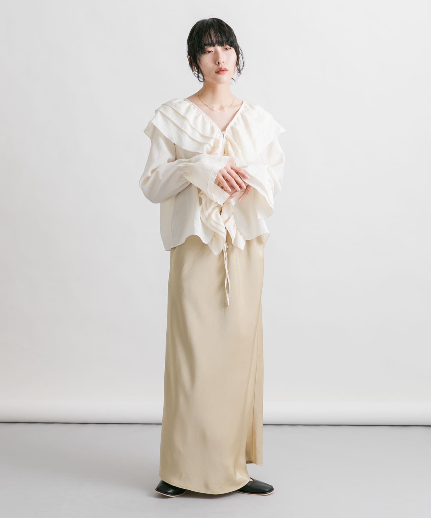 身長：160cm サイズ：one