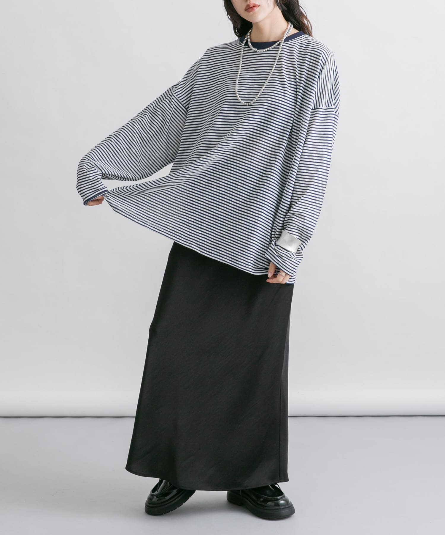 身長：160cm サイズ：one