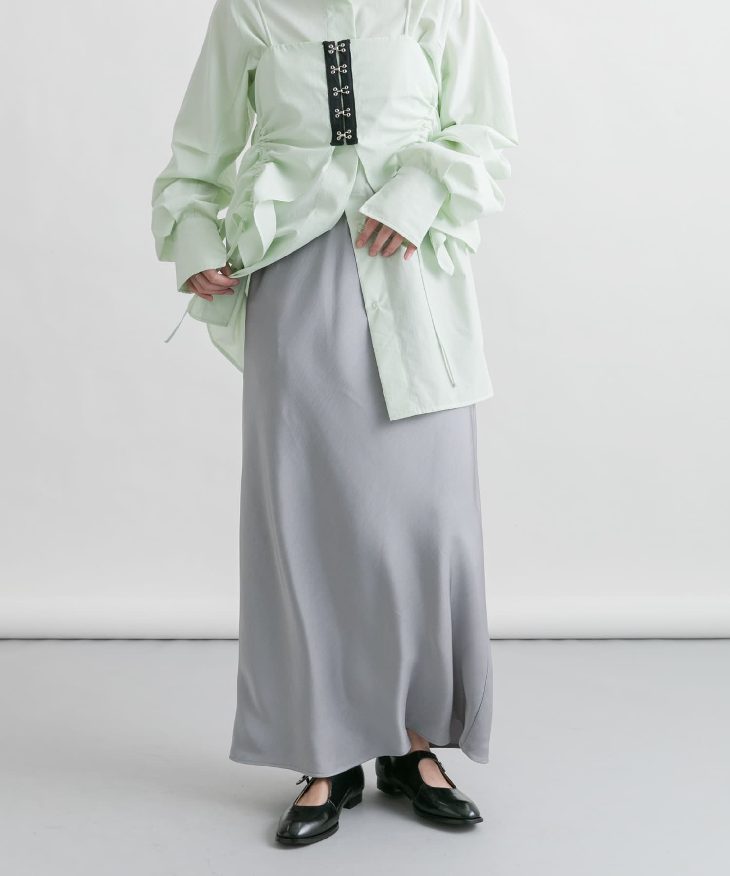 身長：160cm サイズ：one