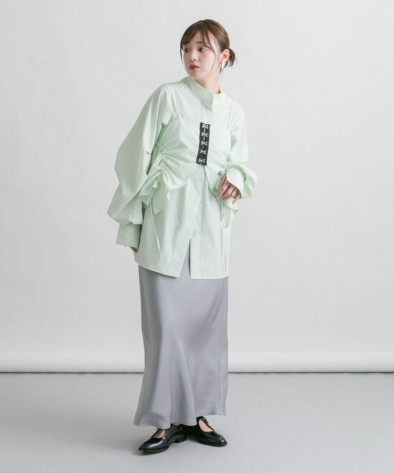 身長：160cm サイズ：one