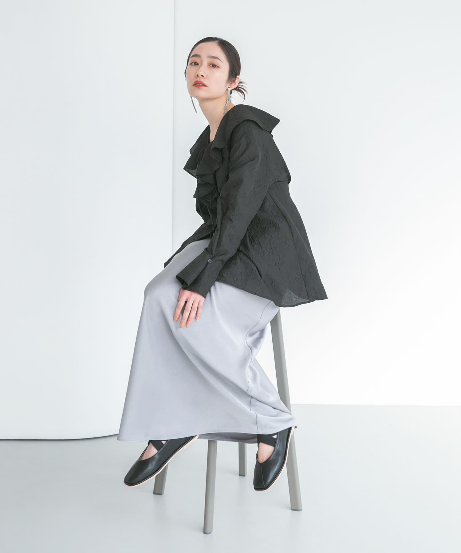 身長：155cm サイズ：one