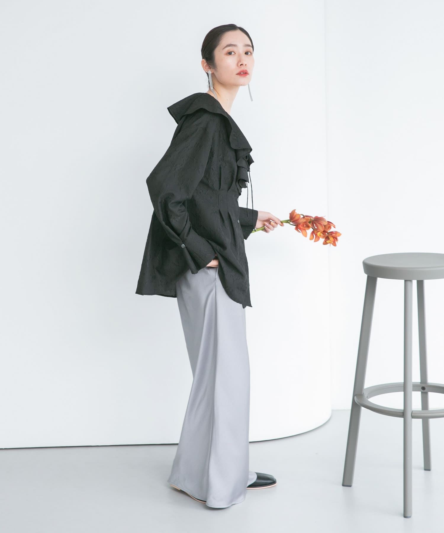 身長：155cm サイズ：one