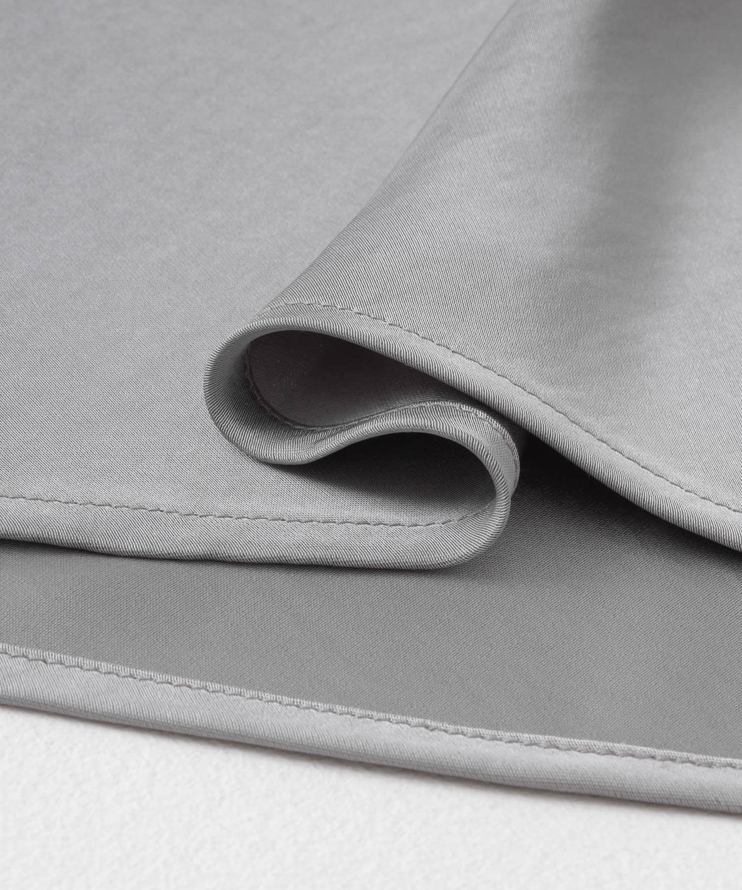 サテンナロースカート SILVER GRY one