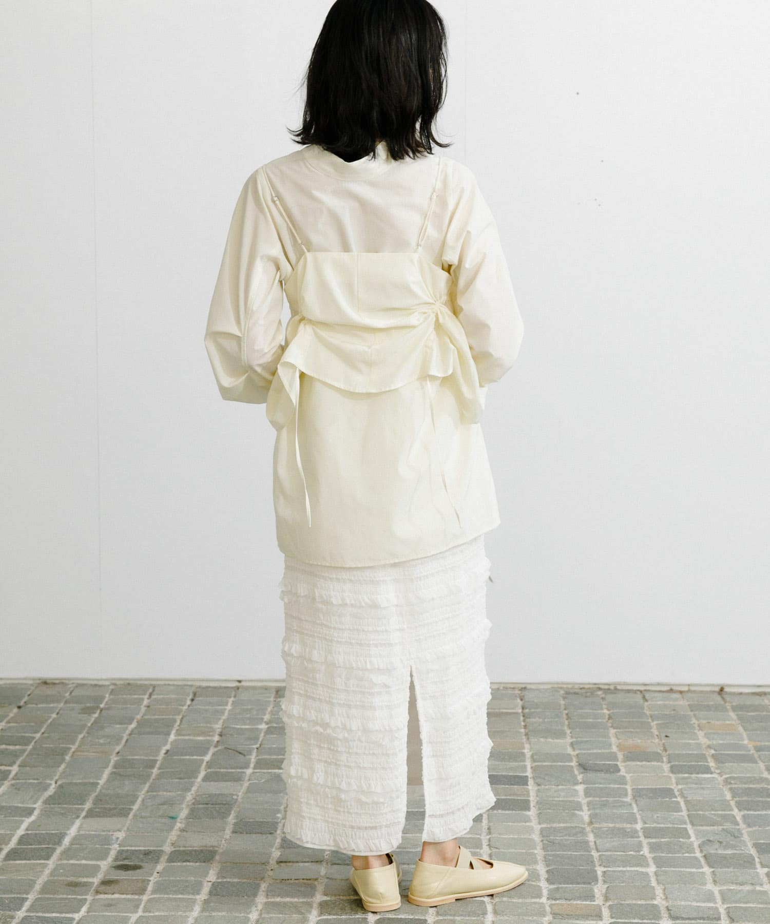 身長：159cm サイズ：one
