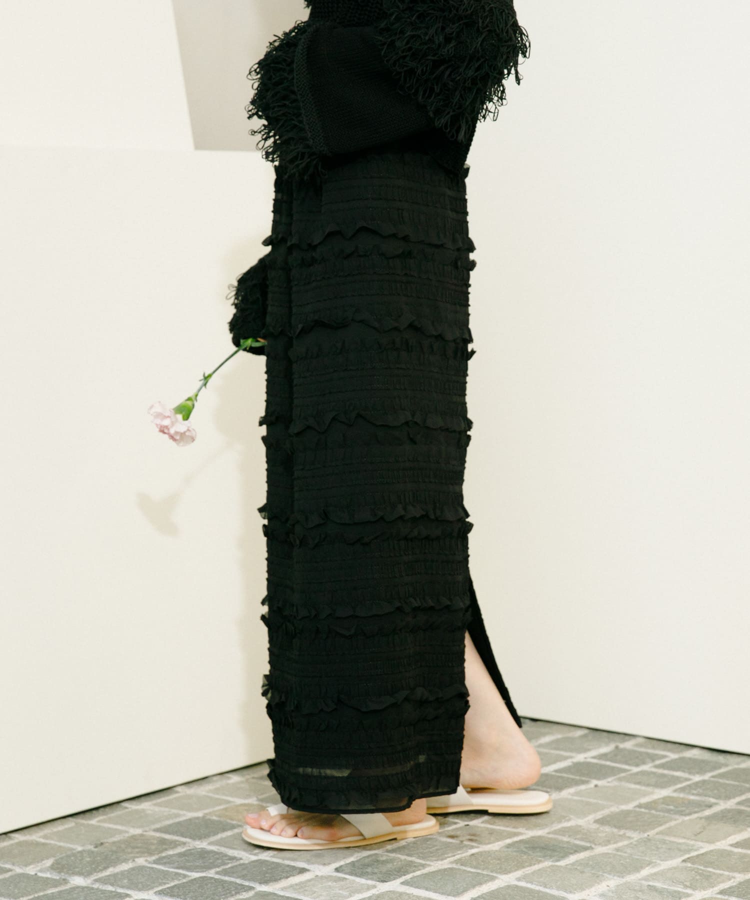 身長：159cm サイズ：one
