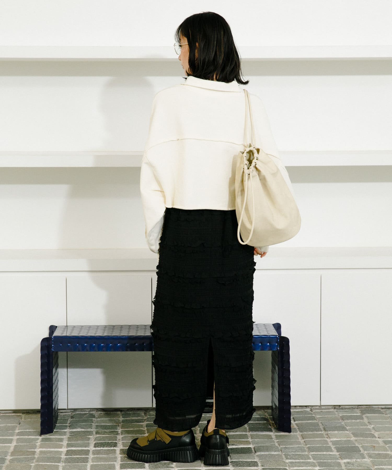 身長：159cm サイズ：one