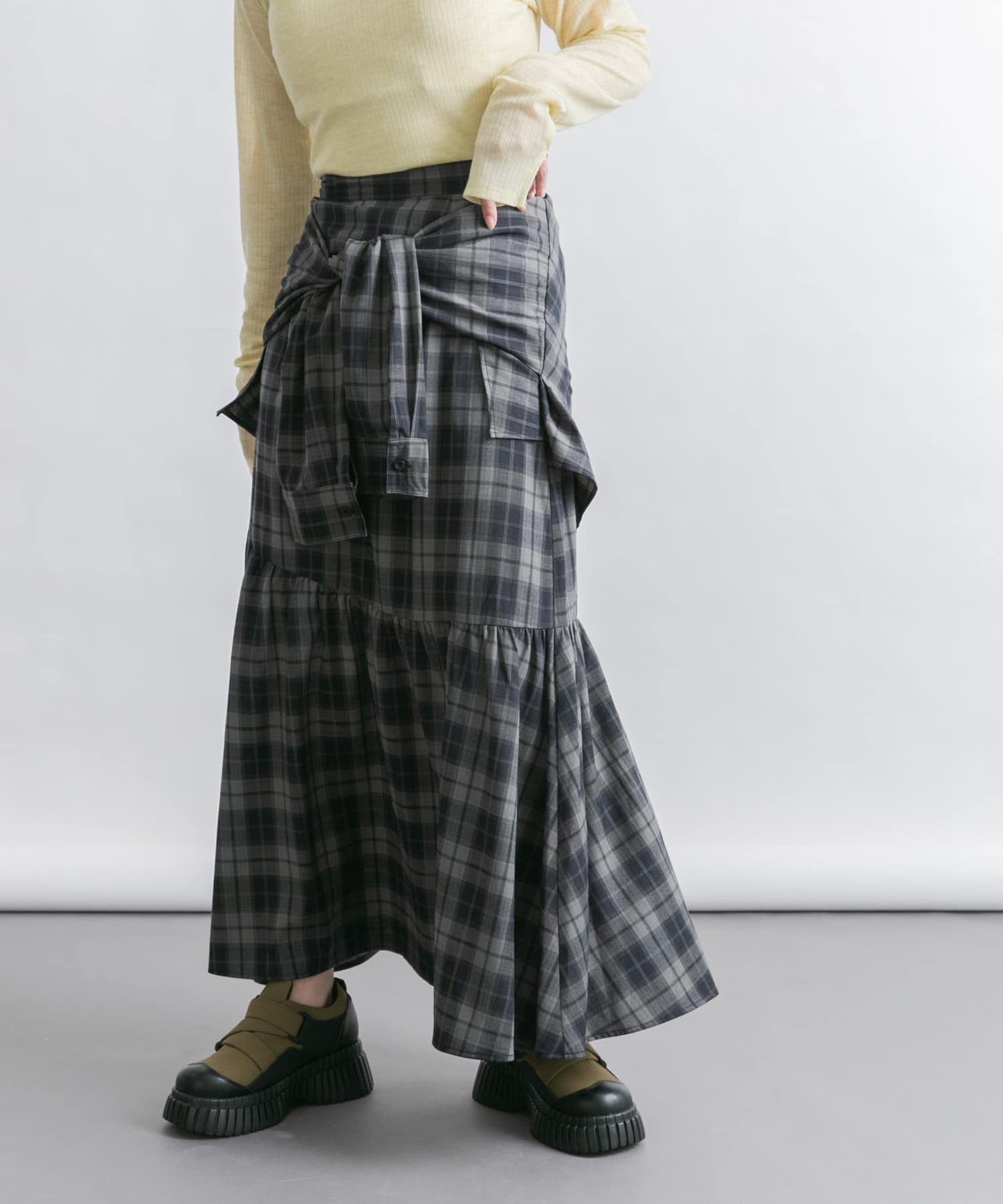 身長：160cm サイズ：one