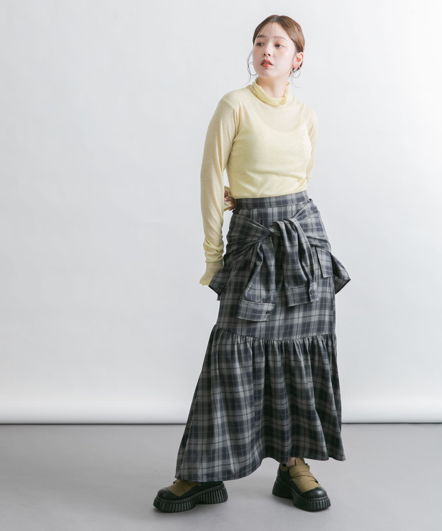 身長：160cm サイズ：one