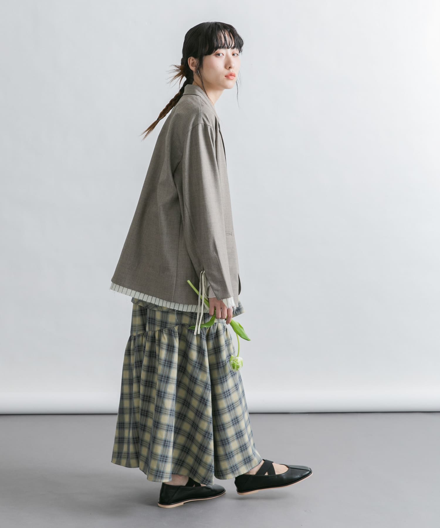 身長：160cm サイズ：one