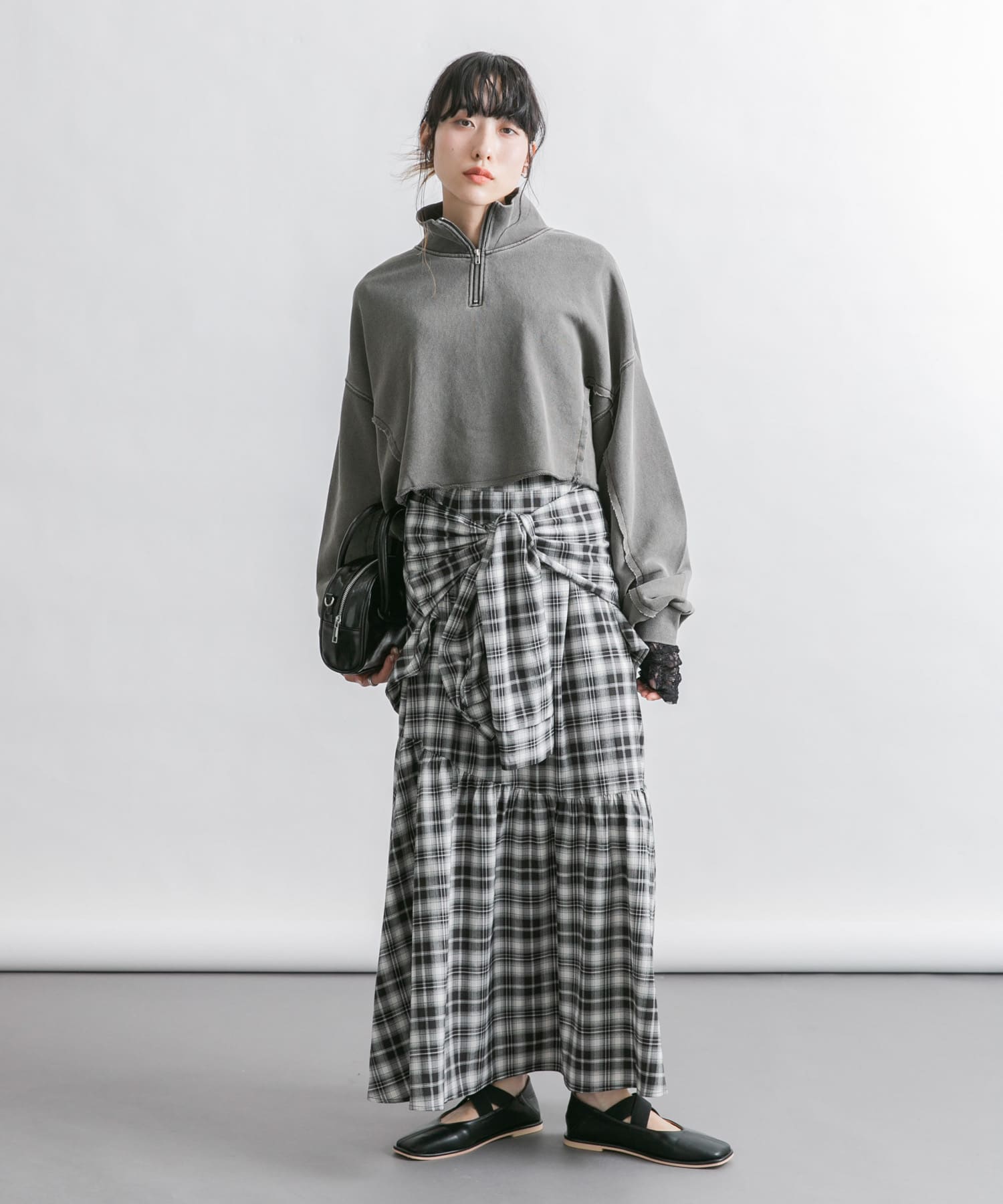 身長：160cm サイズ：one