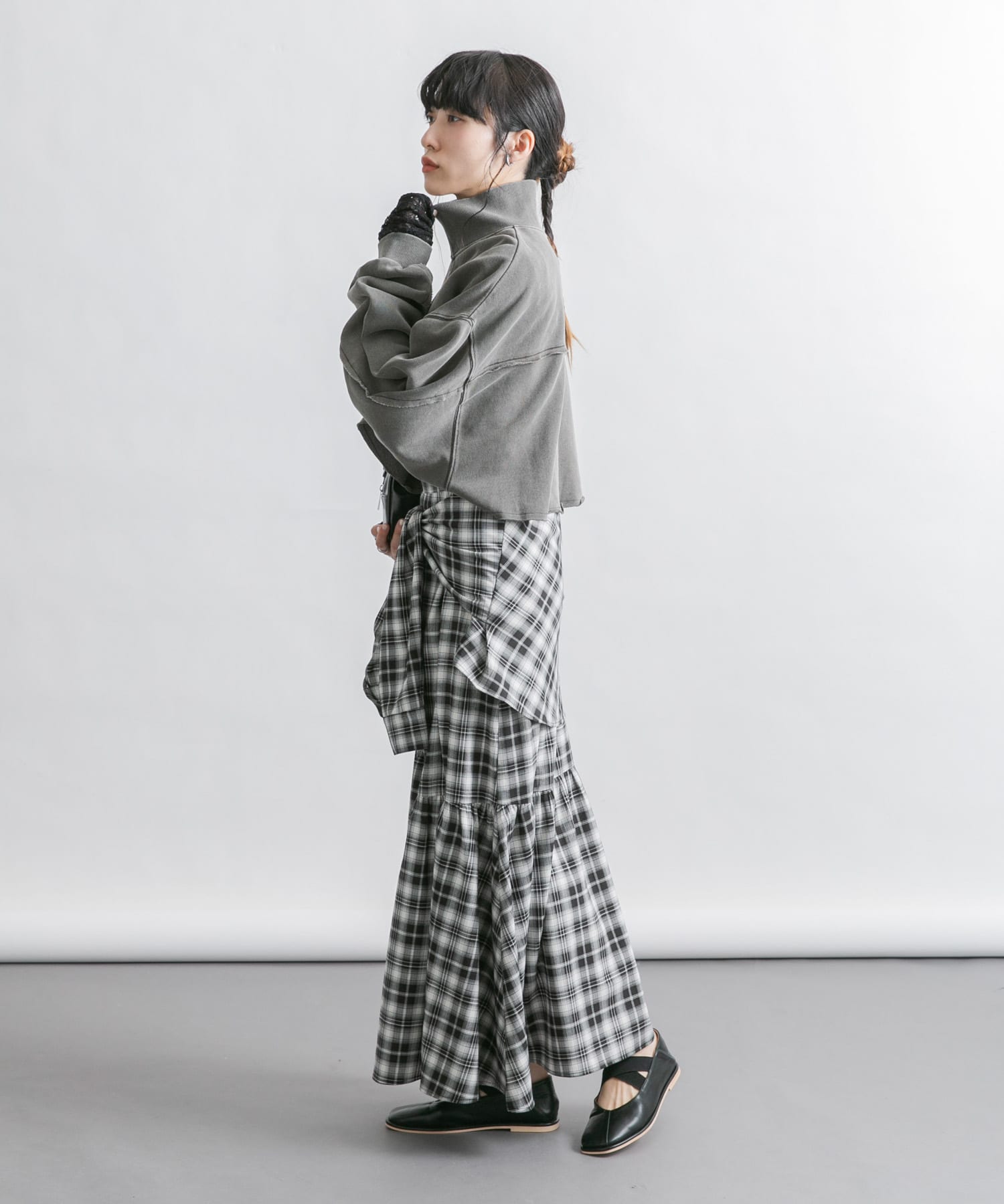 身長：160cm サイズ：one