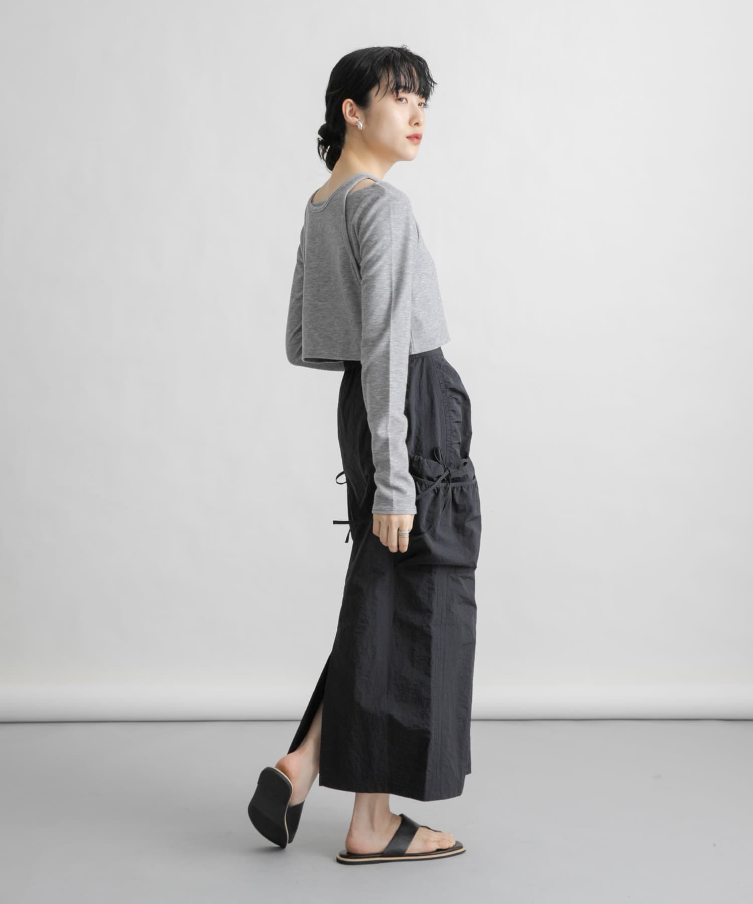 身長：160cm サイズ：one