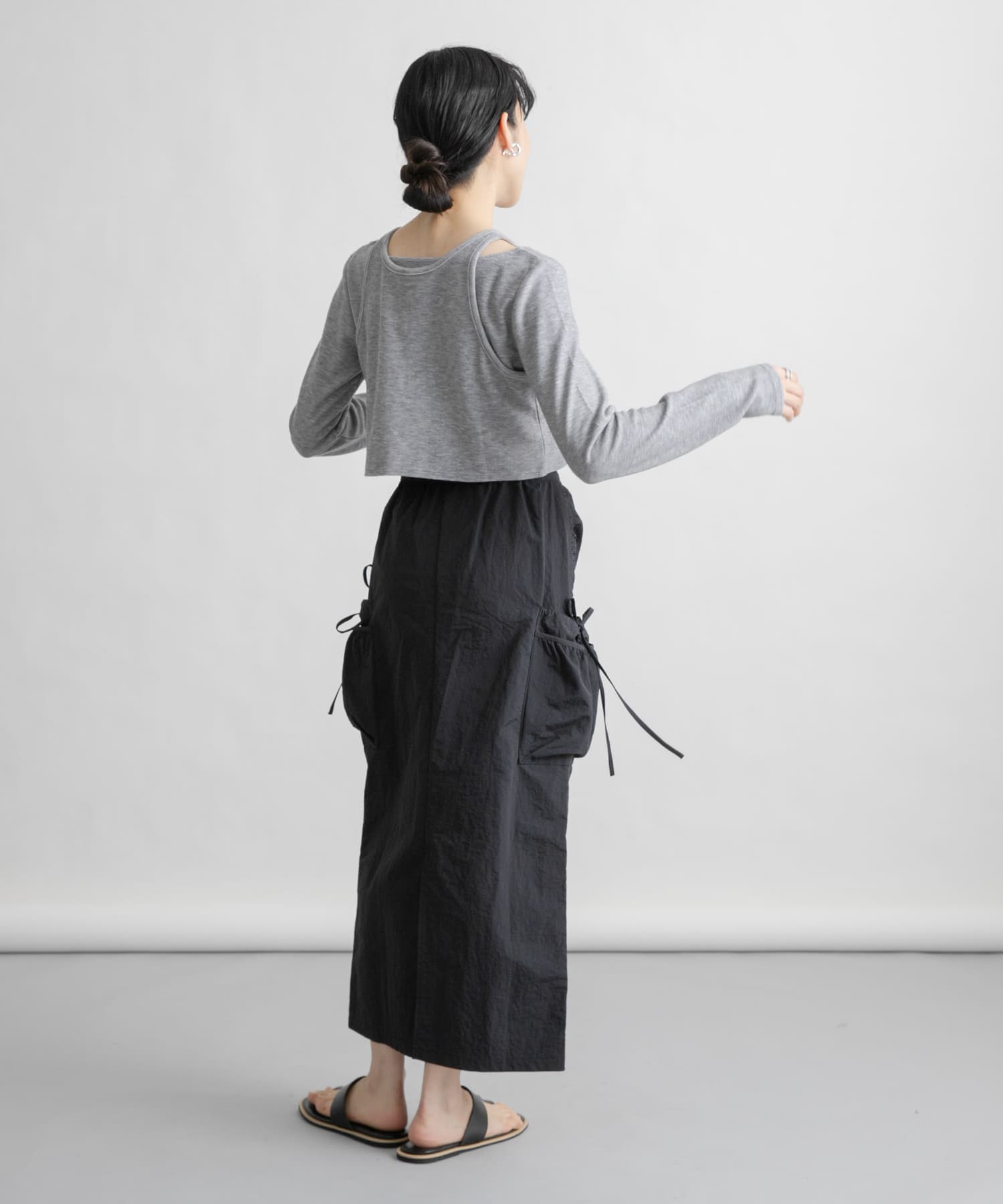 身長：160cm サイズ：one