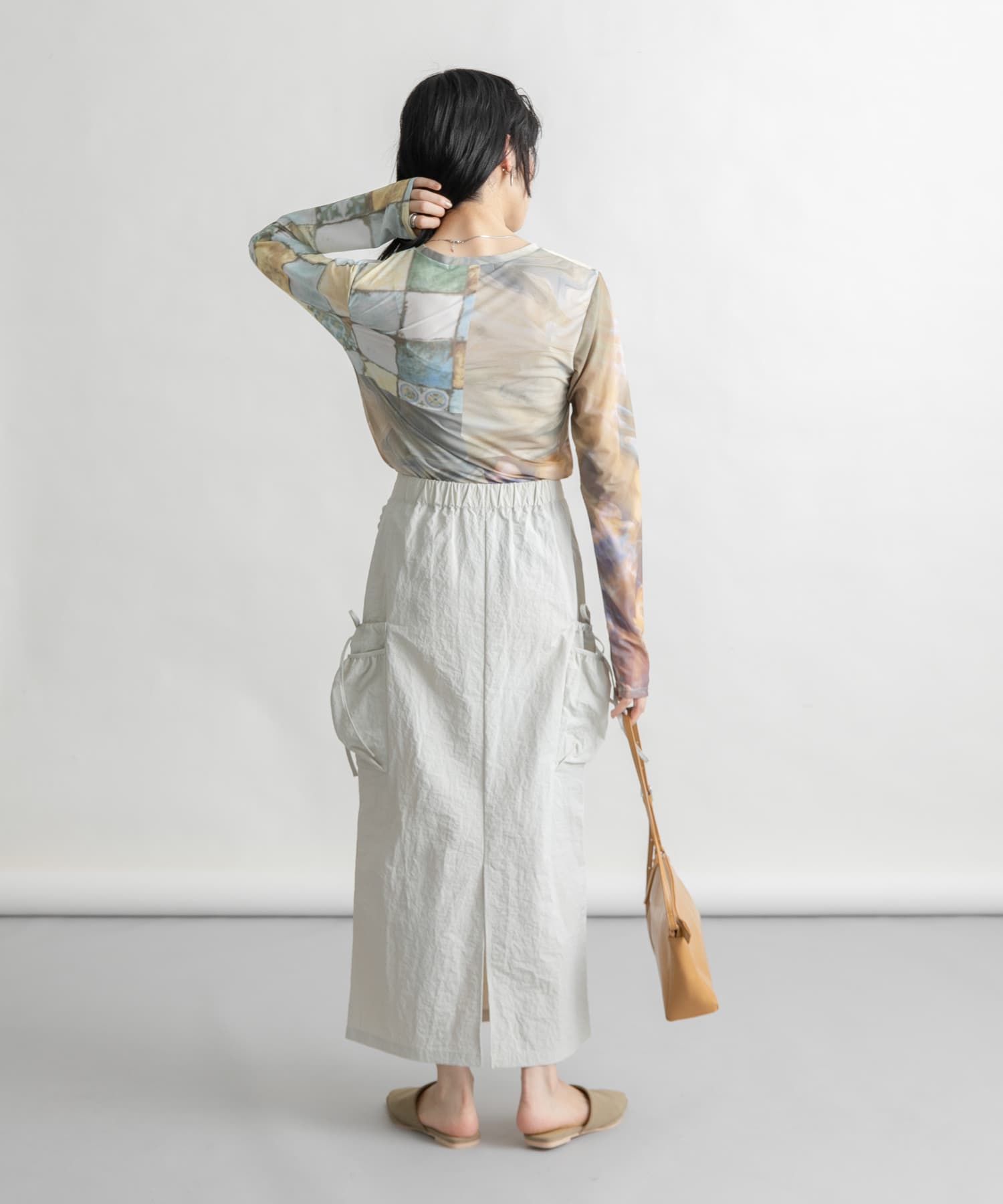 身長：160cm サイズ：one