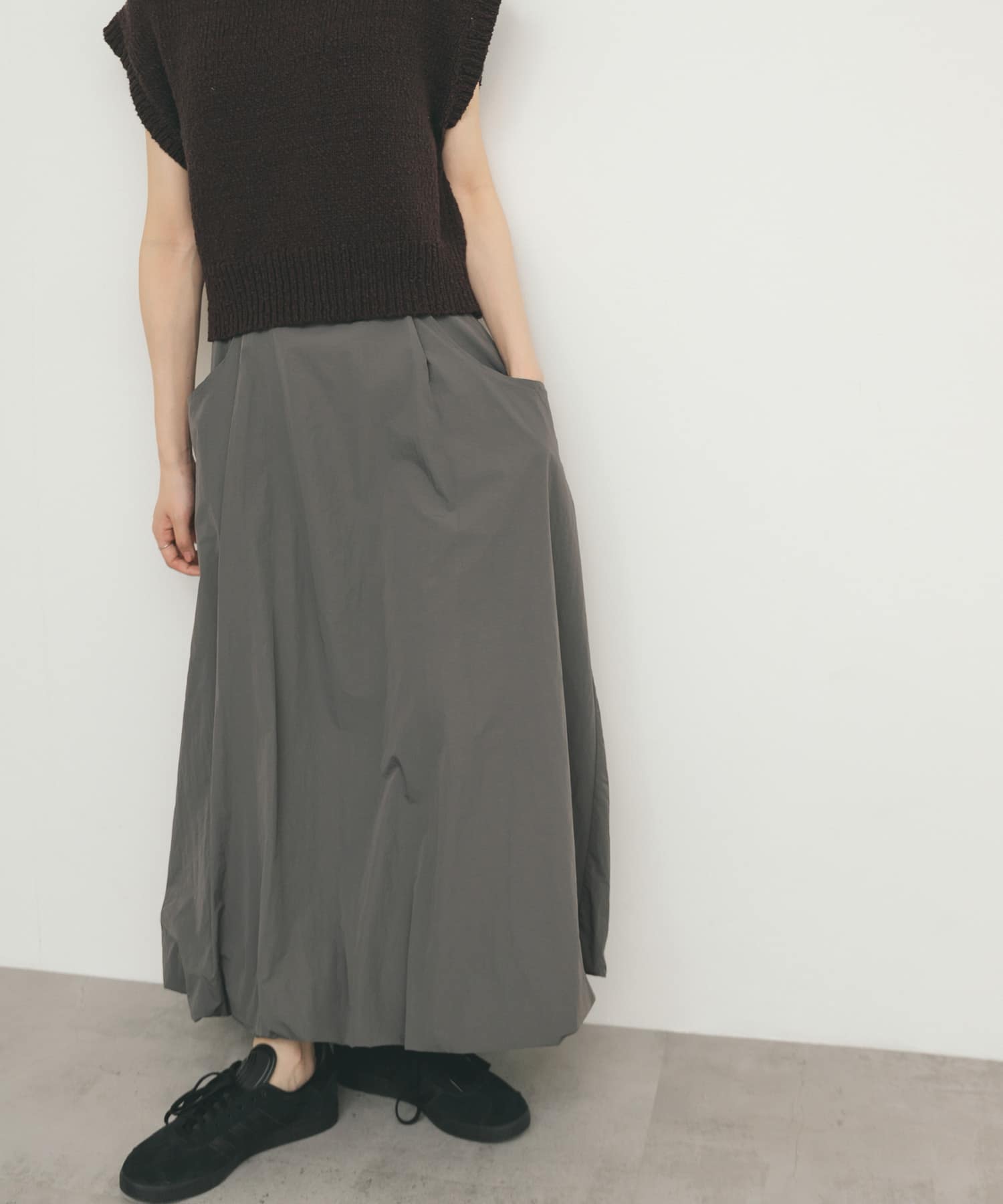 身長：160cm サイズ：one