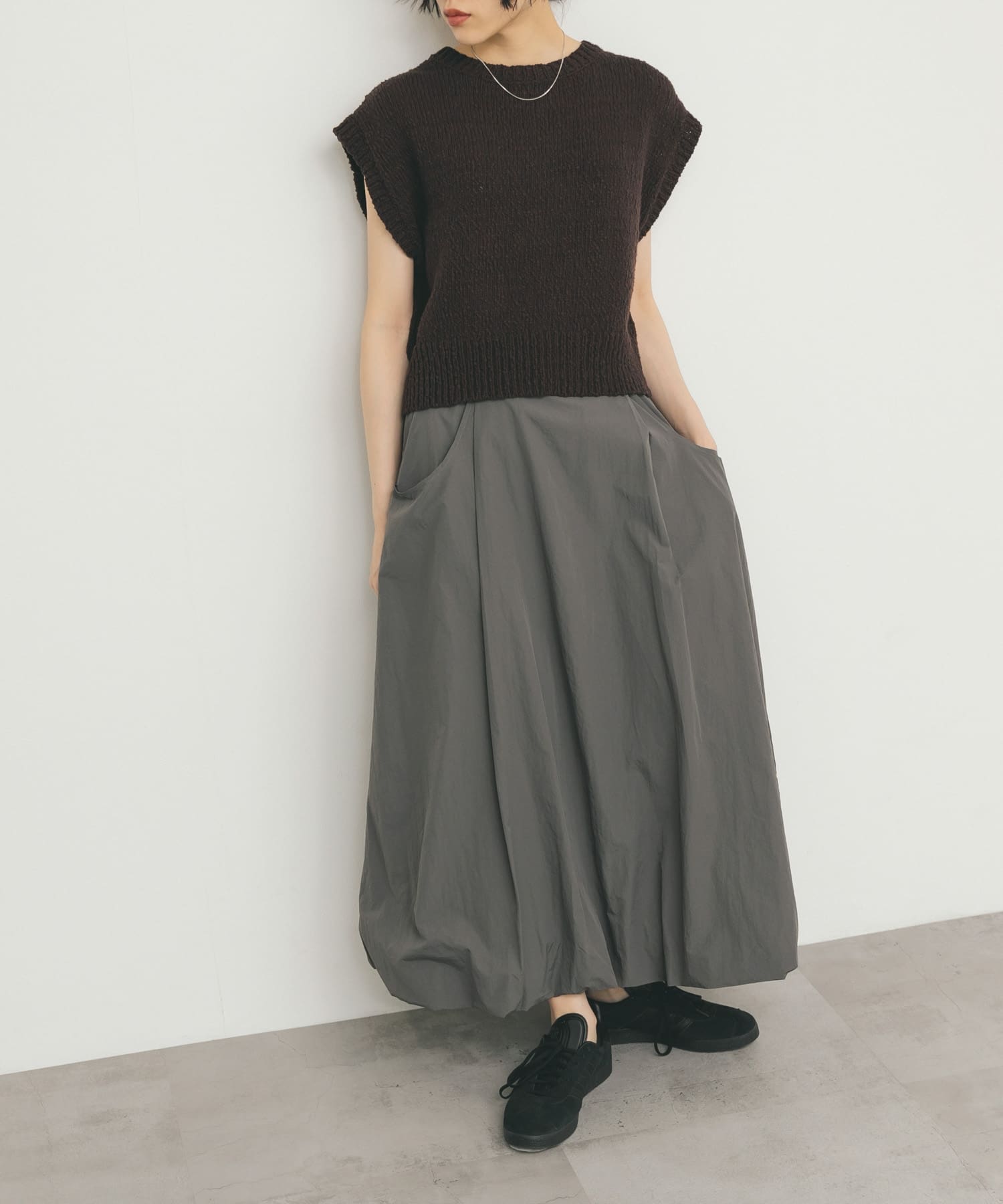 身長：160cm サイズ：one