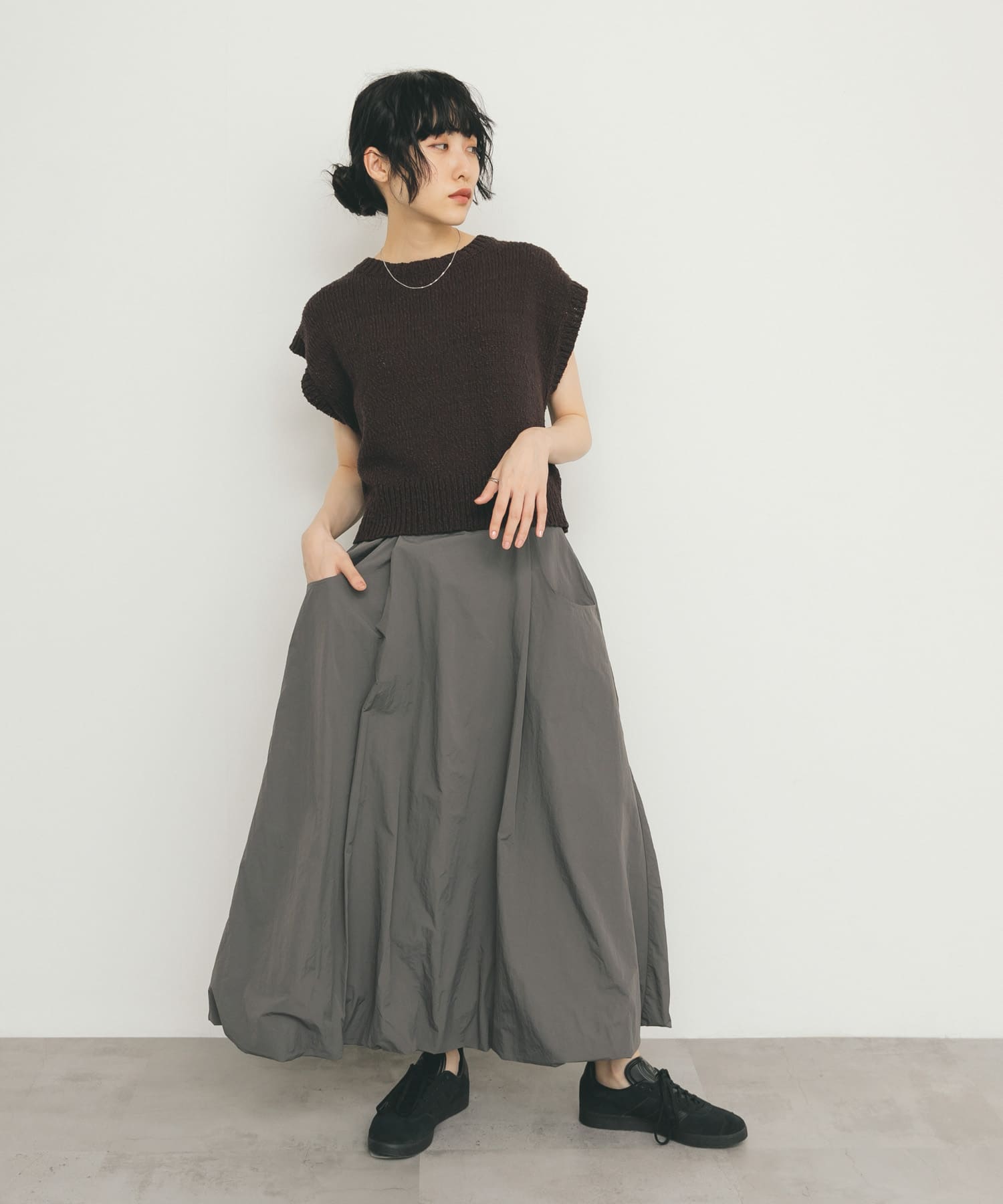 身長：160cm サイズ：one