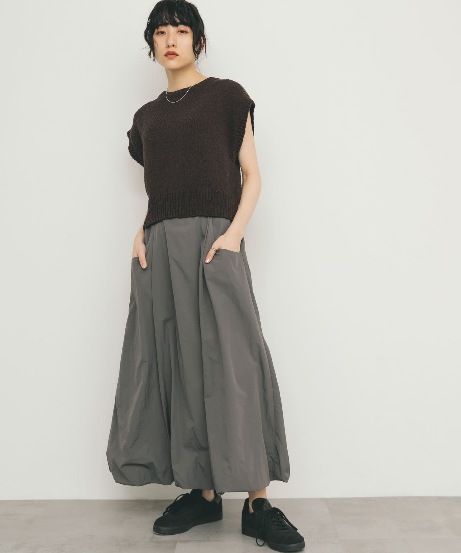 身長：160cm サイズ：one