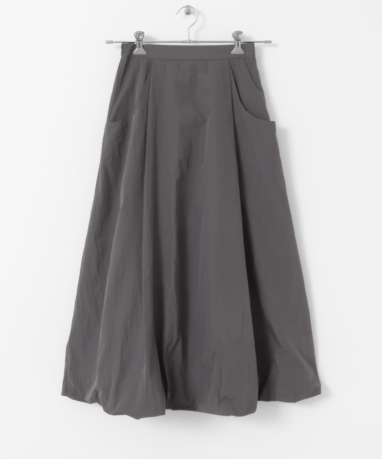 タックバルーンスカート CHARCOAL one