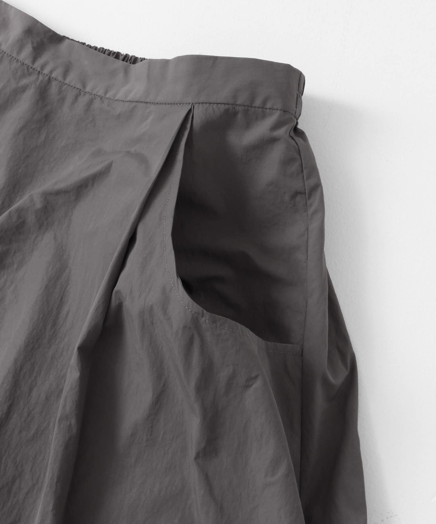 タックバルーンスカート CHARCOAL one