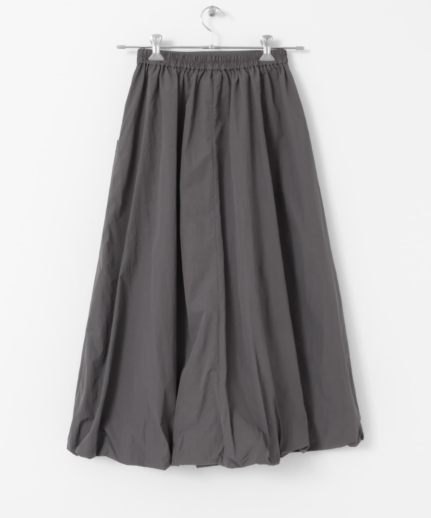 タックバルーンスカート CHARCOAL one