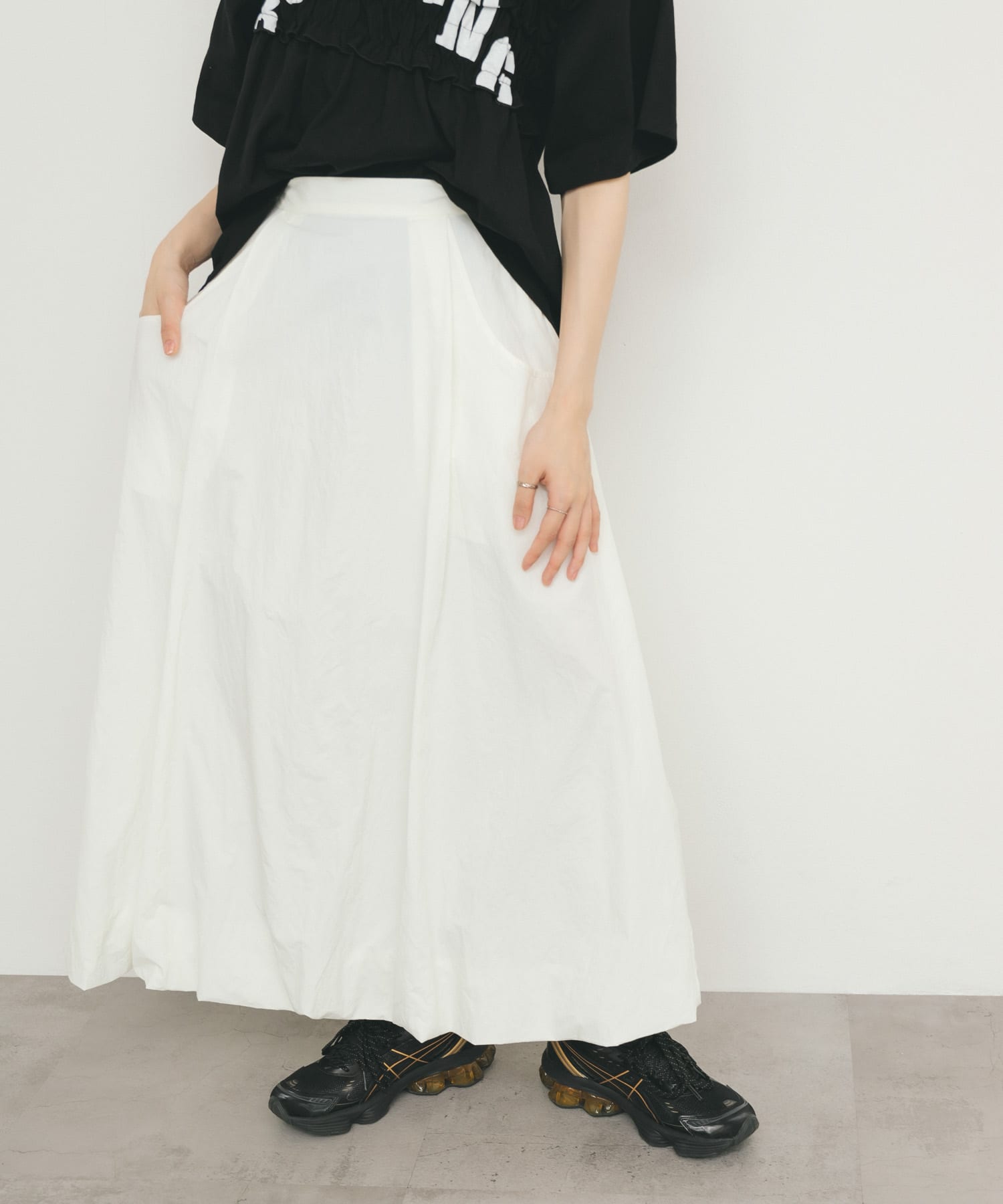 身長：160cm サイズ：one