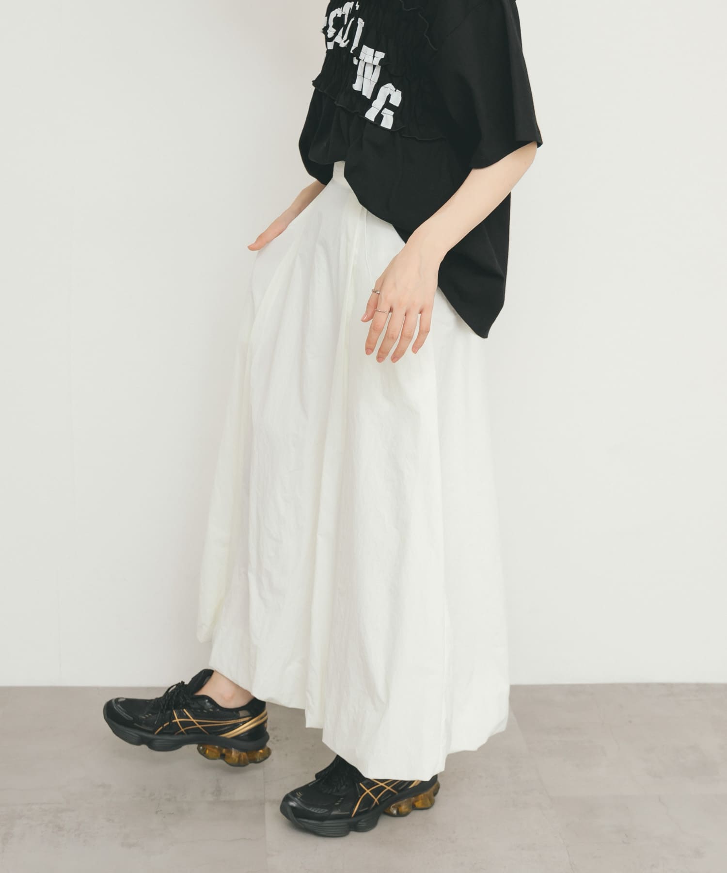 身長：160cm サイズ：one