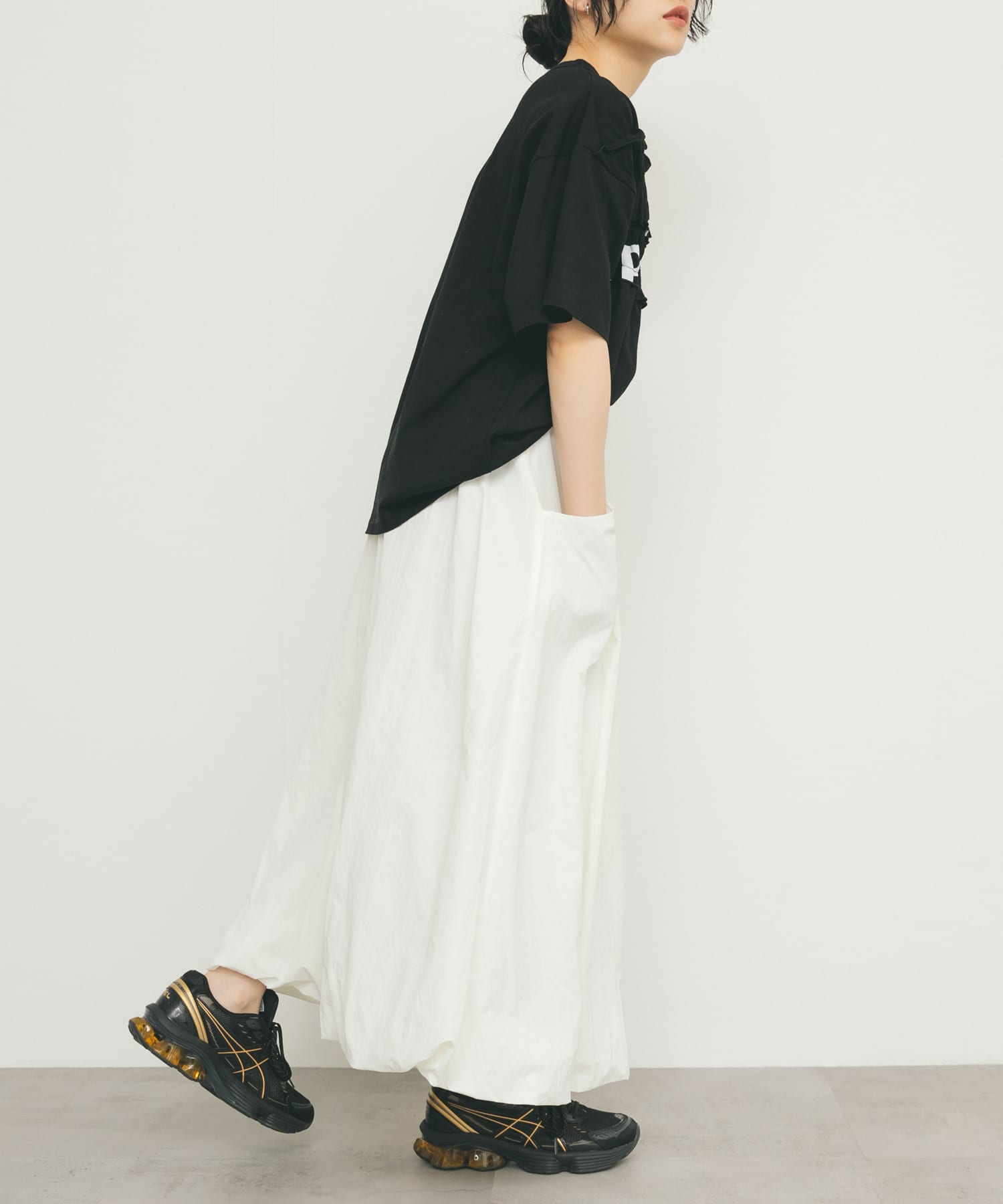 身長：160cm サイズ：one