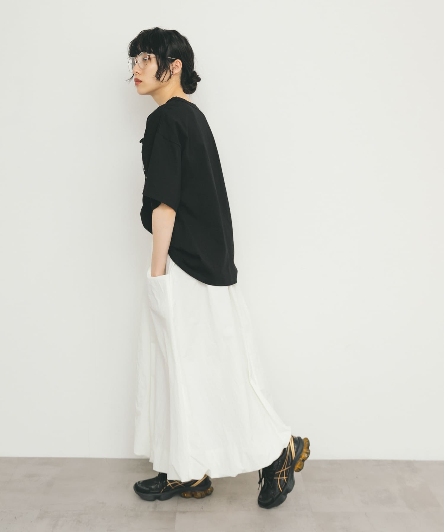 身長：160cm サイズ：one