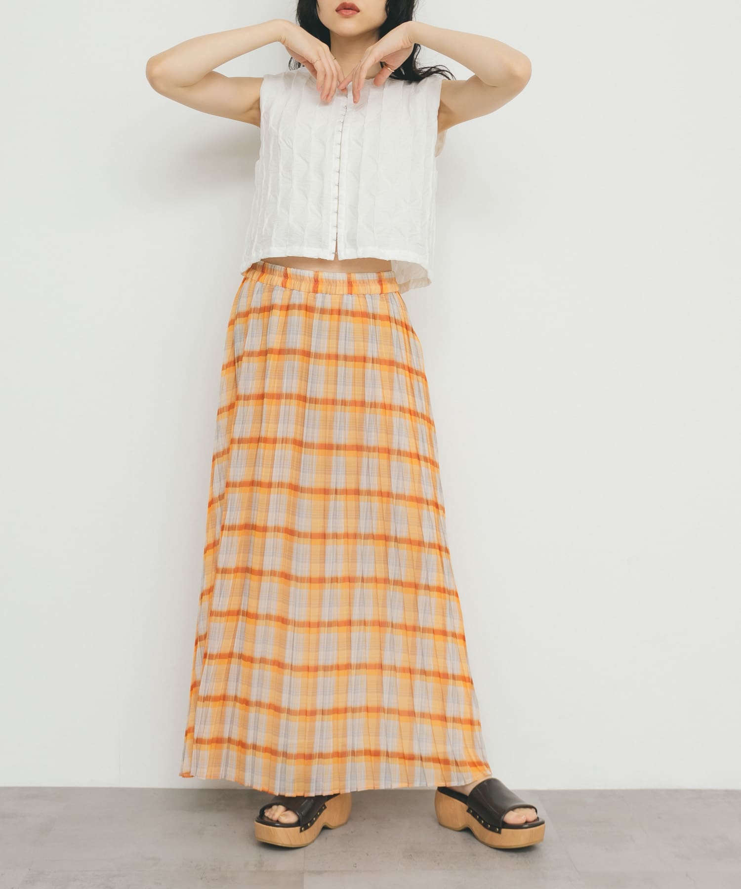 身長：160cm サイズ：one
