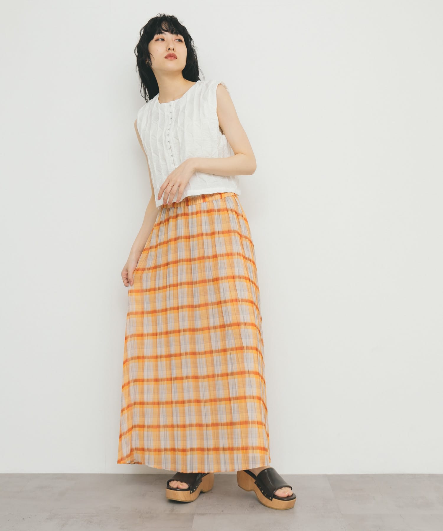 身長：160cm サイズ：one