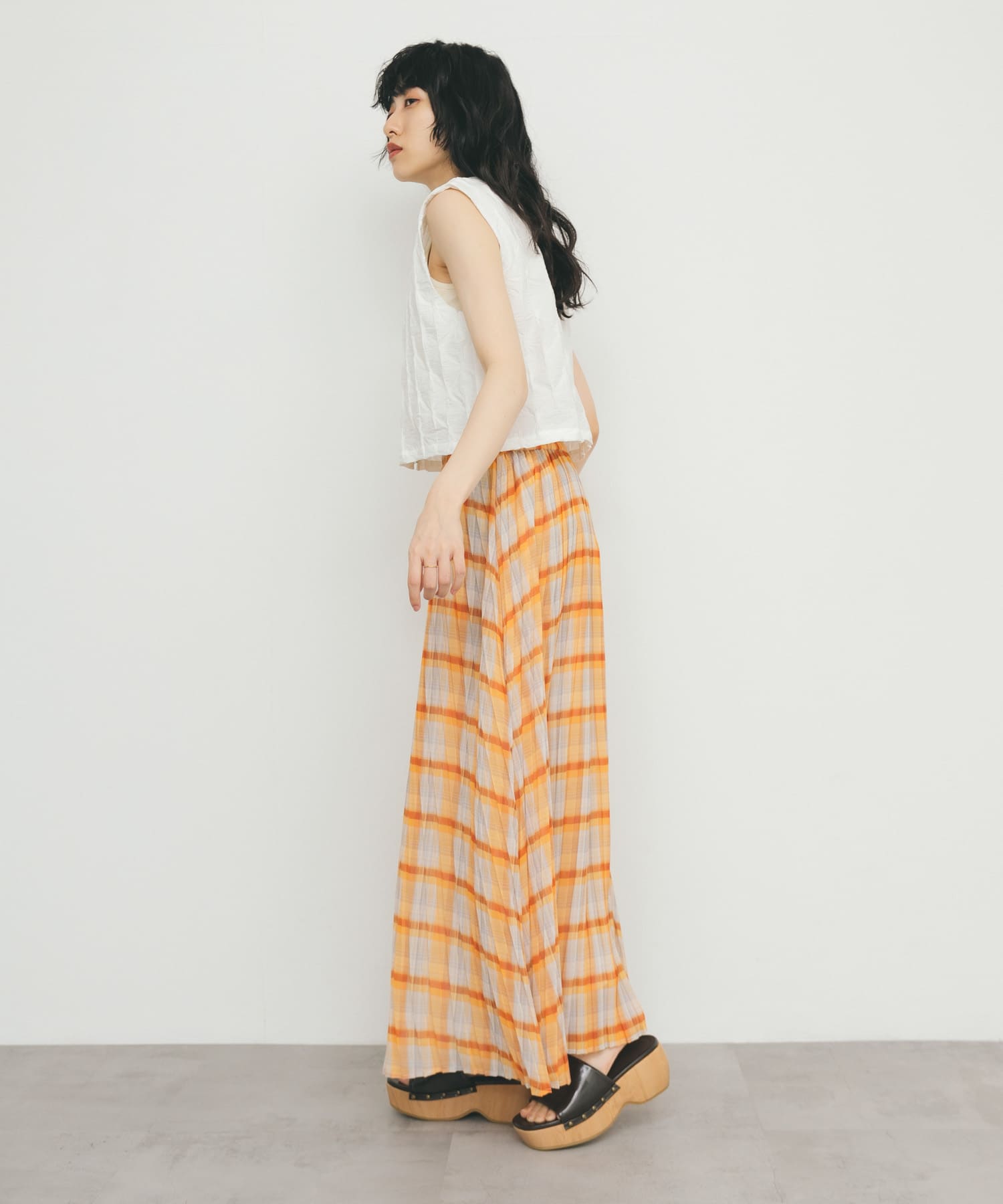 身長：160cm サイズ：one