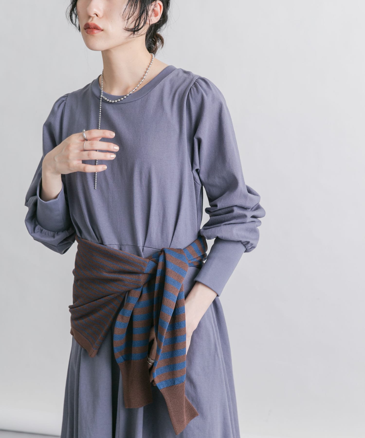 ボリュームカットワンピース