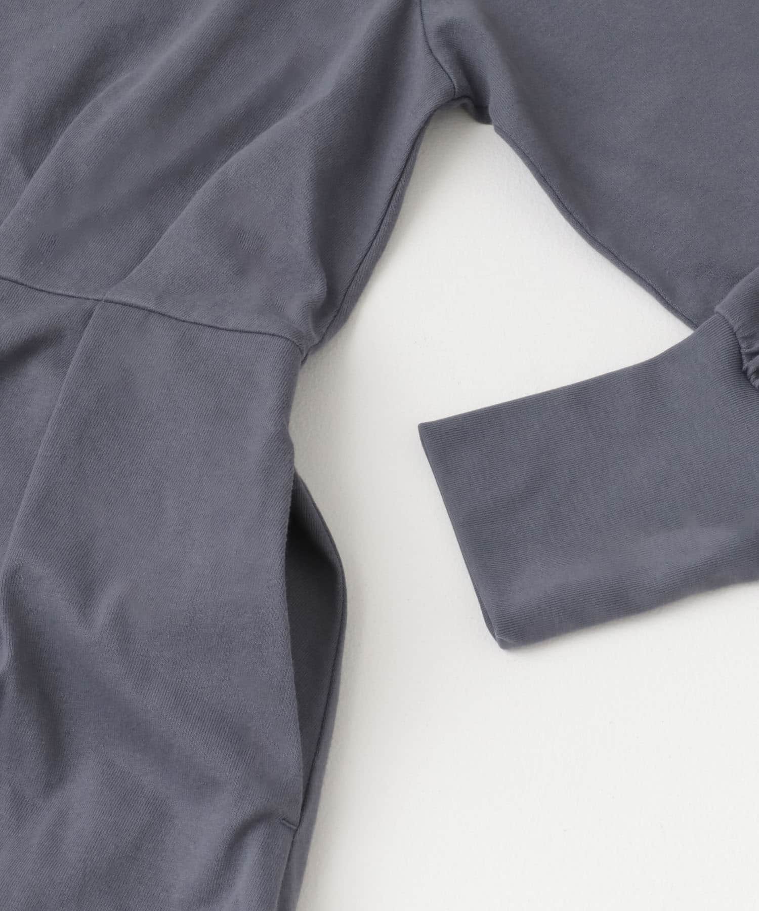 ボリュームカットワンピース BLUE GRAY one