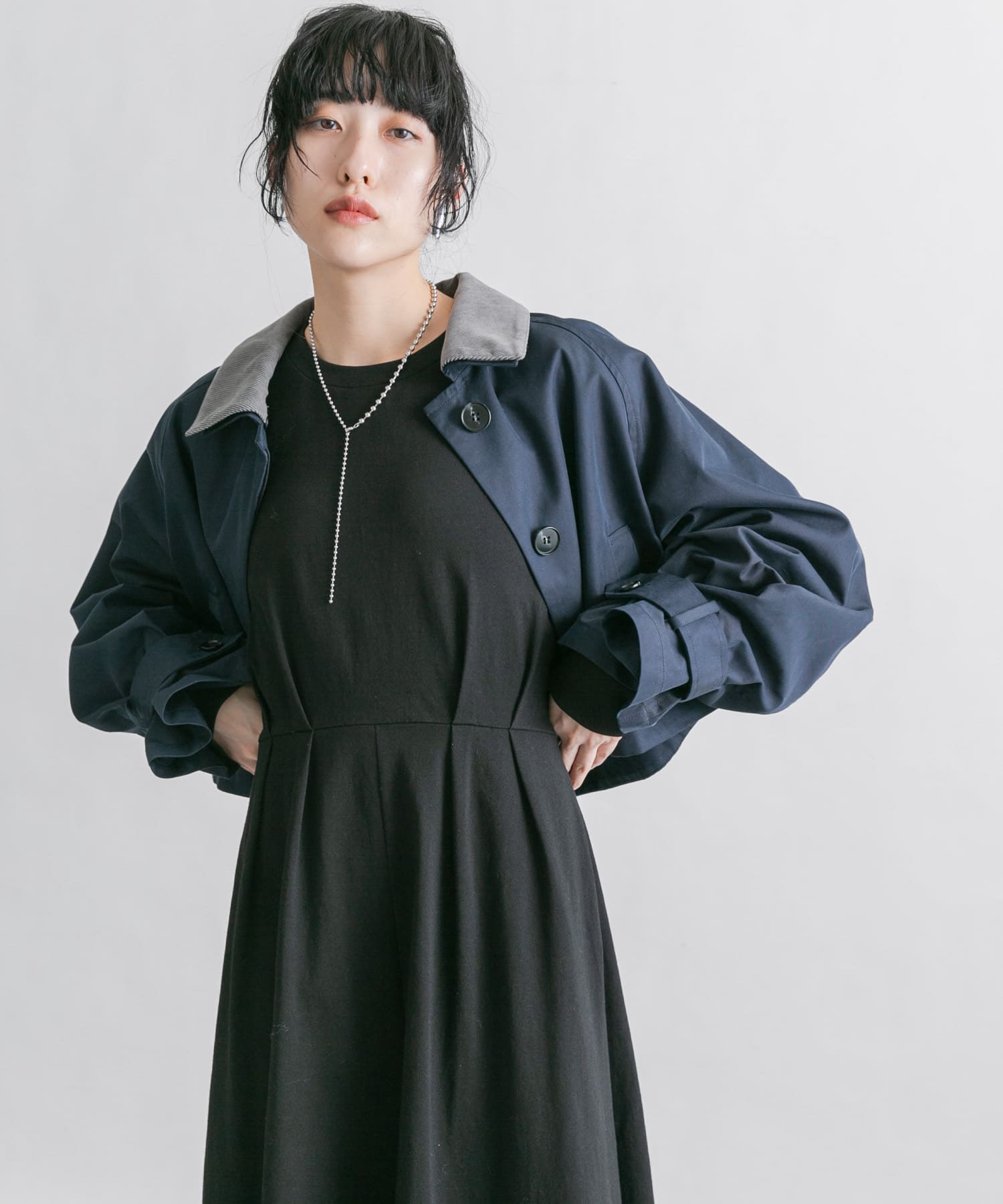 身長：160cm サイズ：one