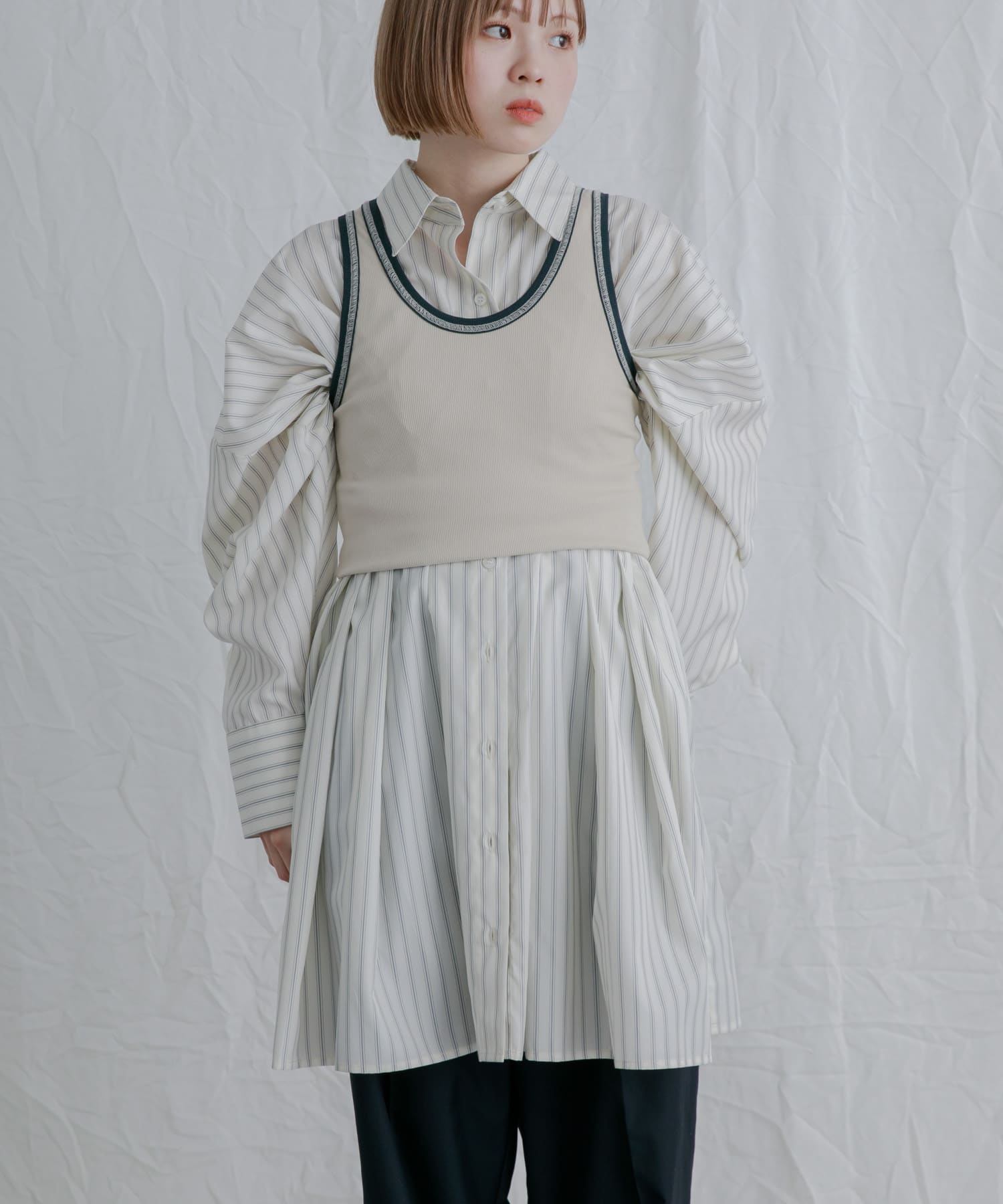 身長：153cm サイズ：one