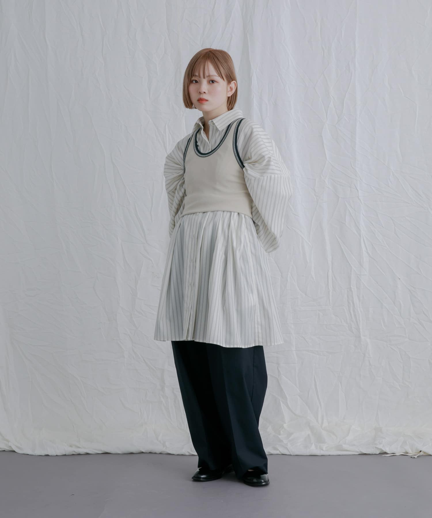 身長：153cm サイズ：one
