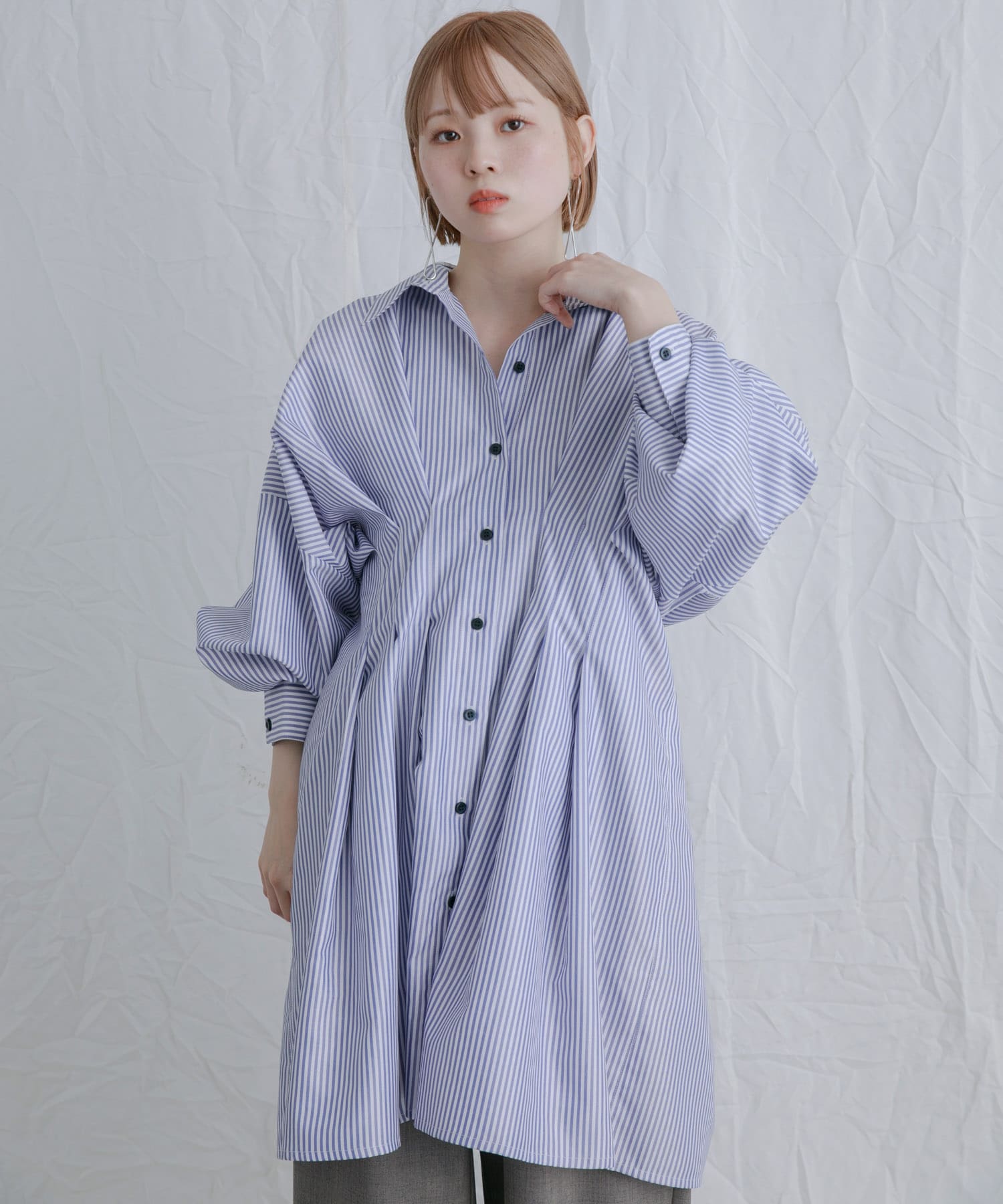 身長：153cm サイズ：one