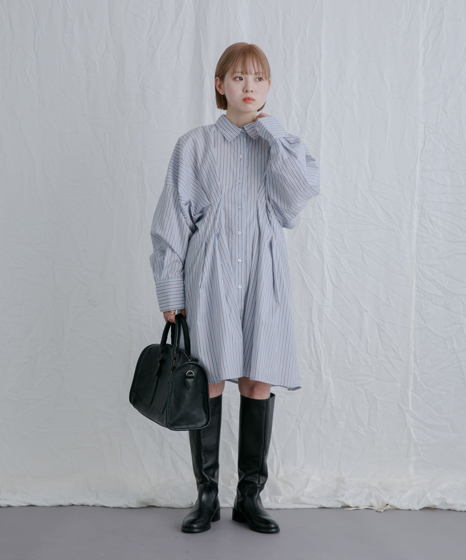 身長：153cm サイズ：one