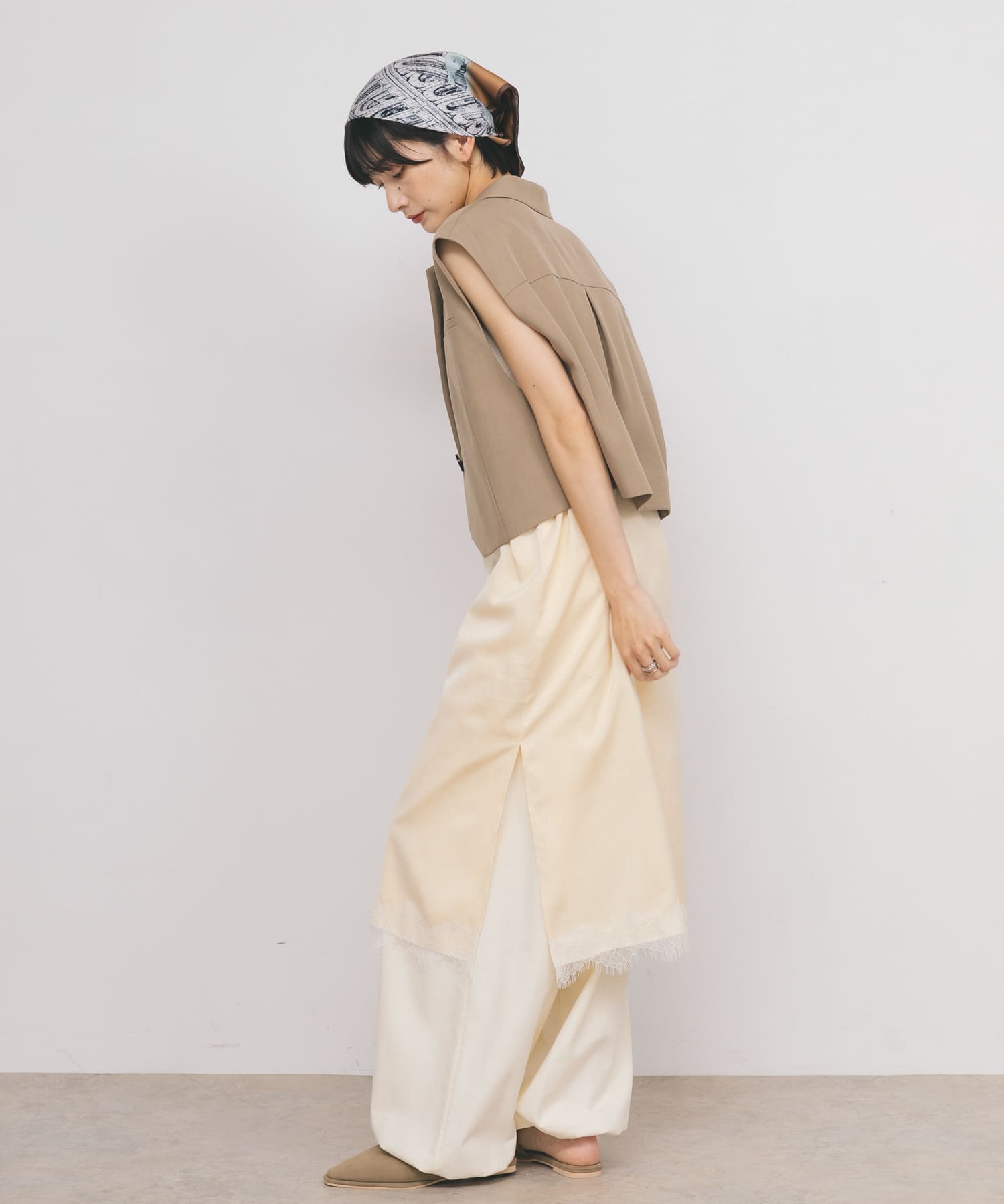 身長：159cm サイズ：one