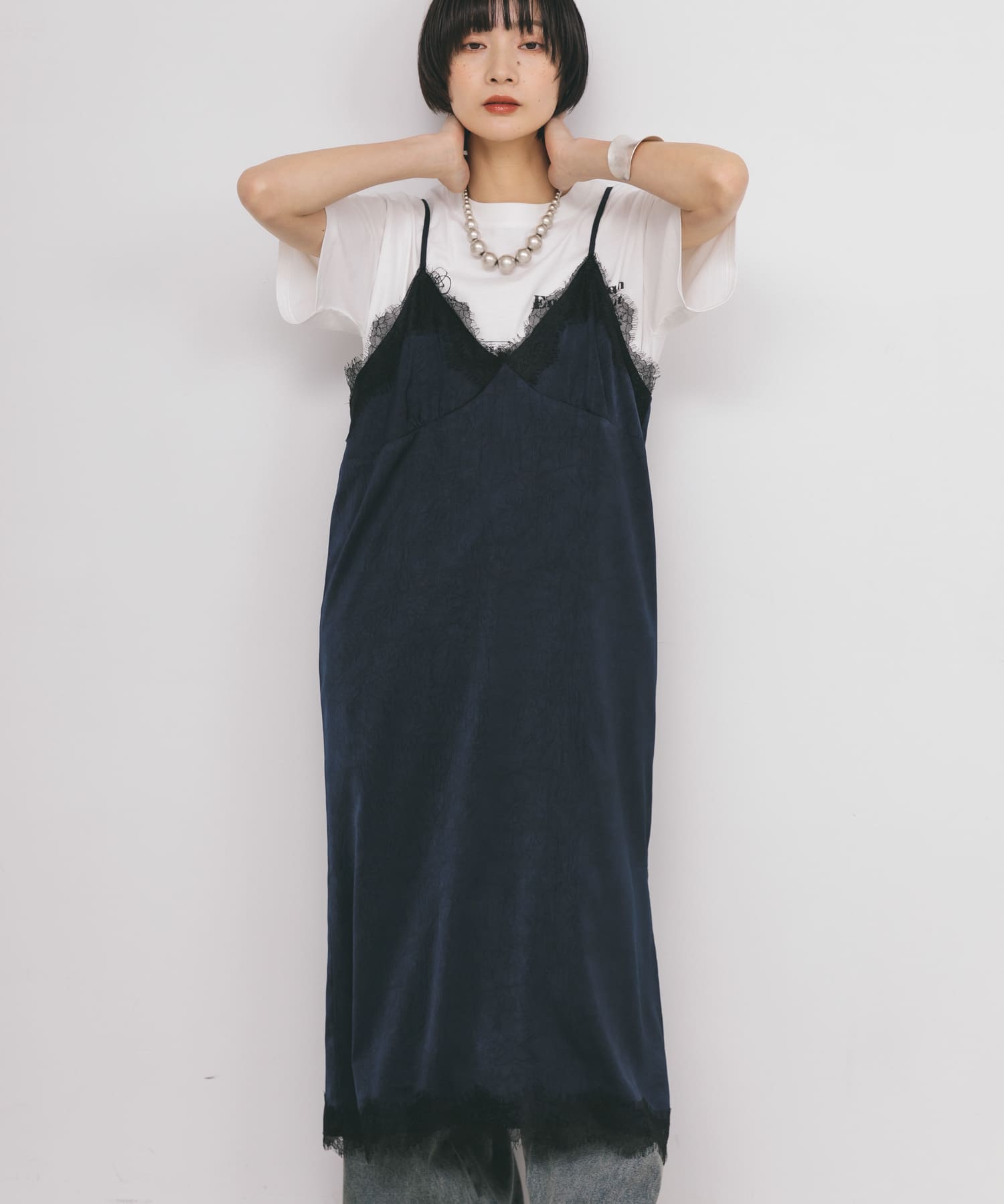 身長：159cm サイズ：one