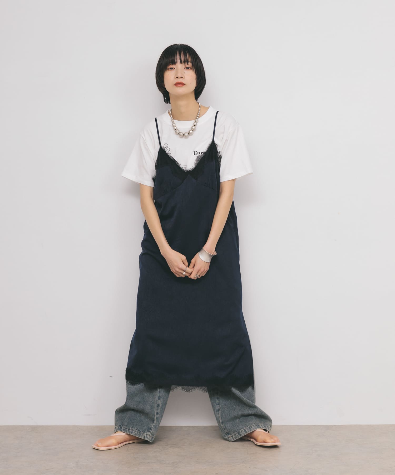 身長：159cm サイズ：one