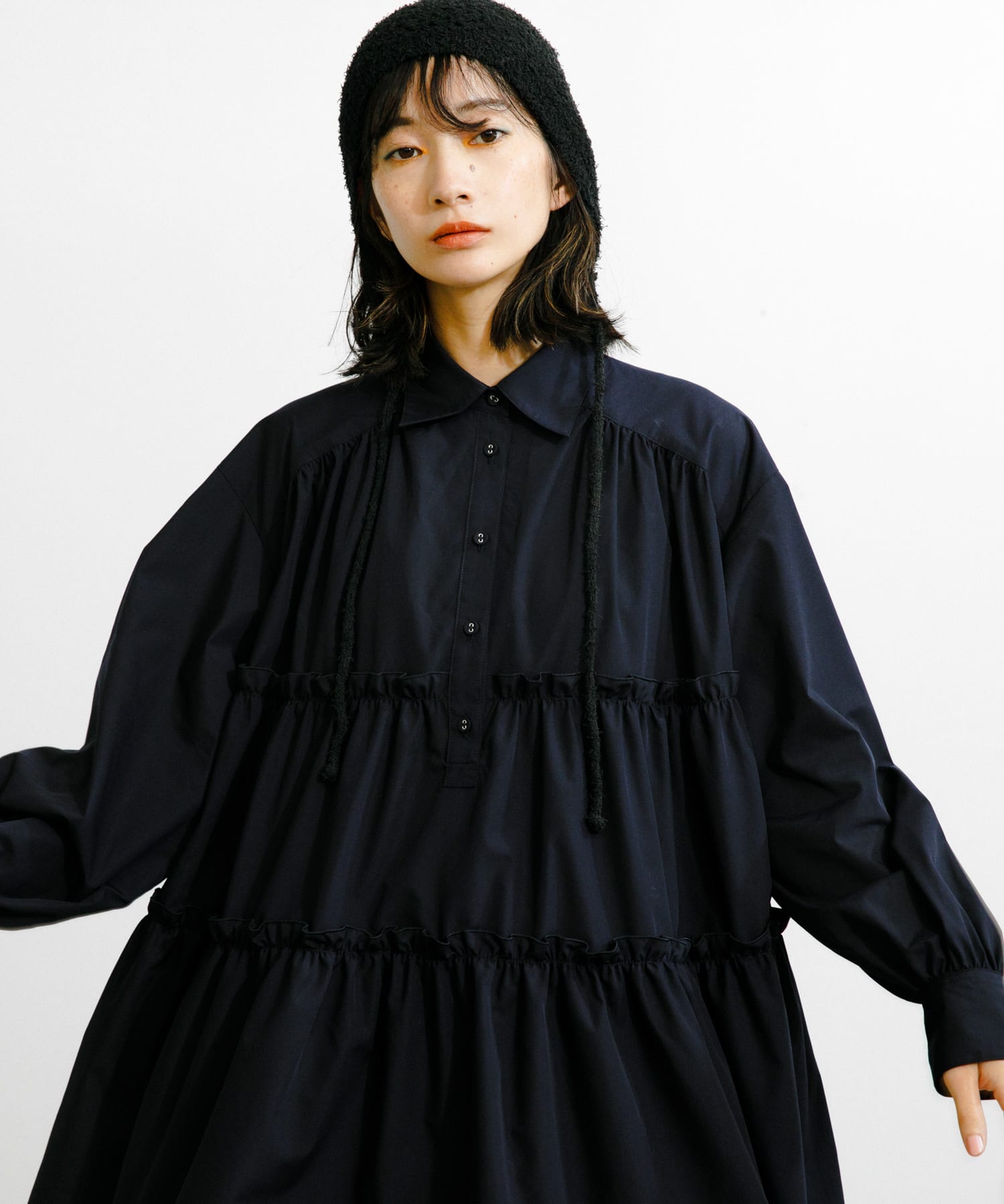 身長：159cm サイズ：one