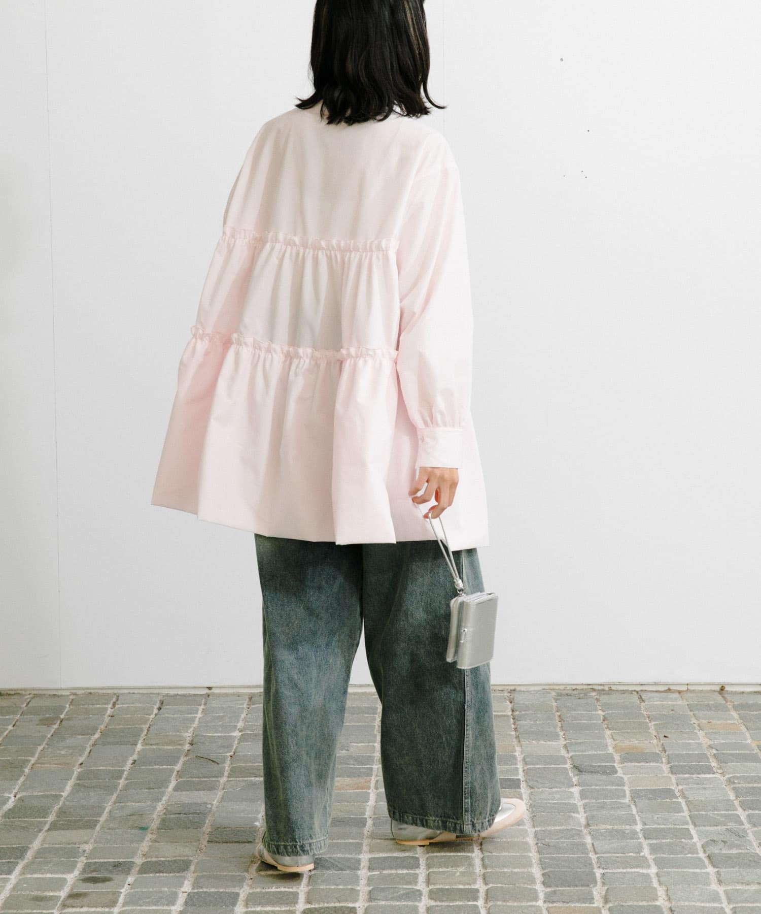 身長：159cm サイズ：one