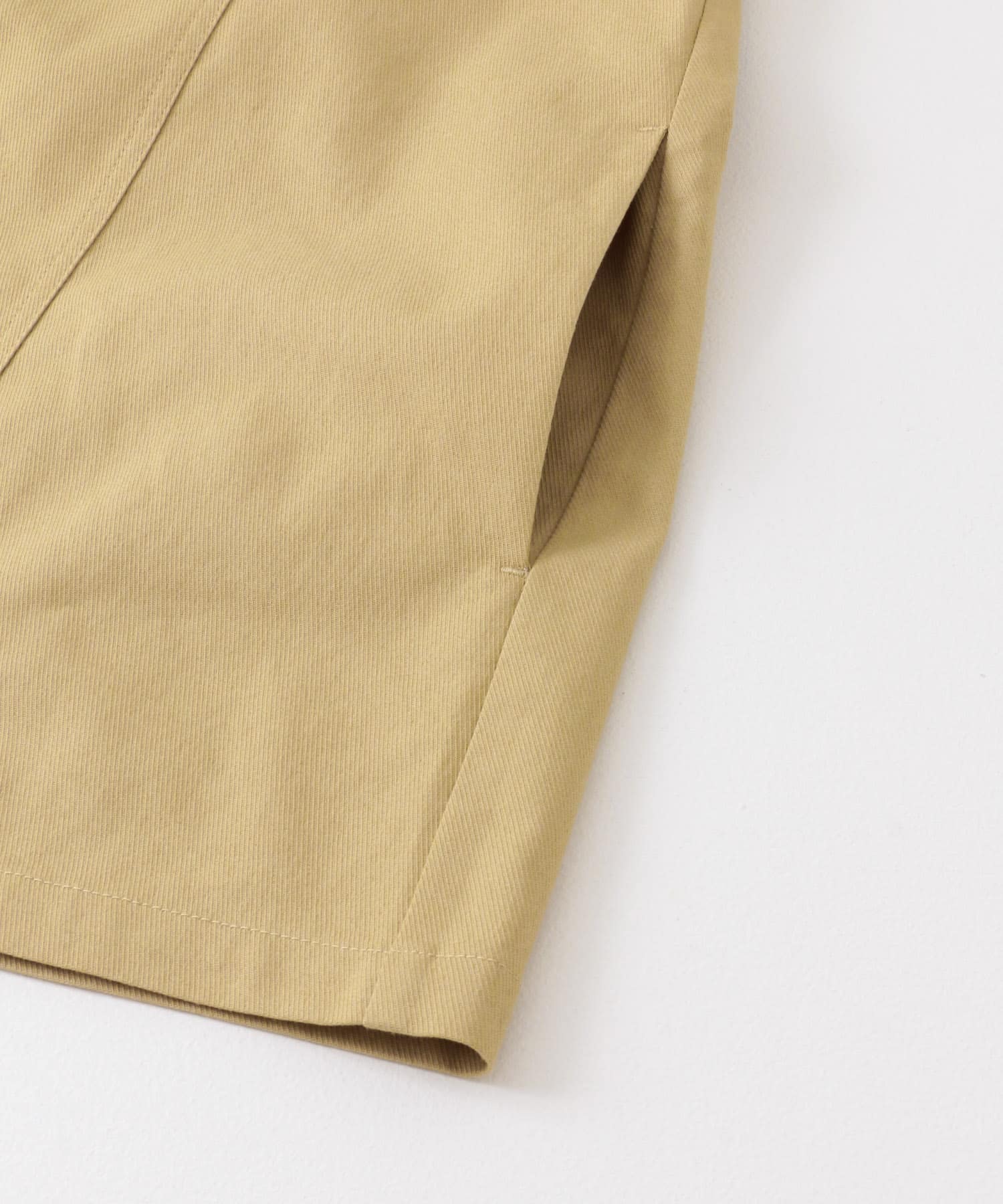 フロントZIPミニワンピース BEIGE one