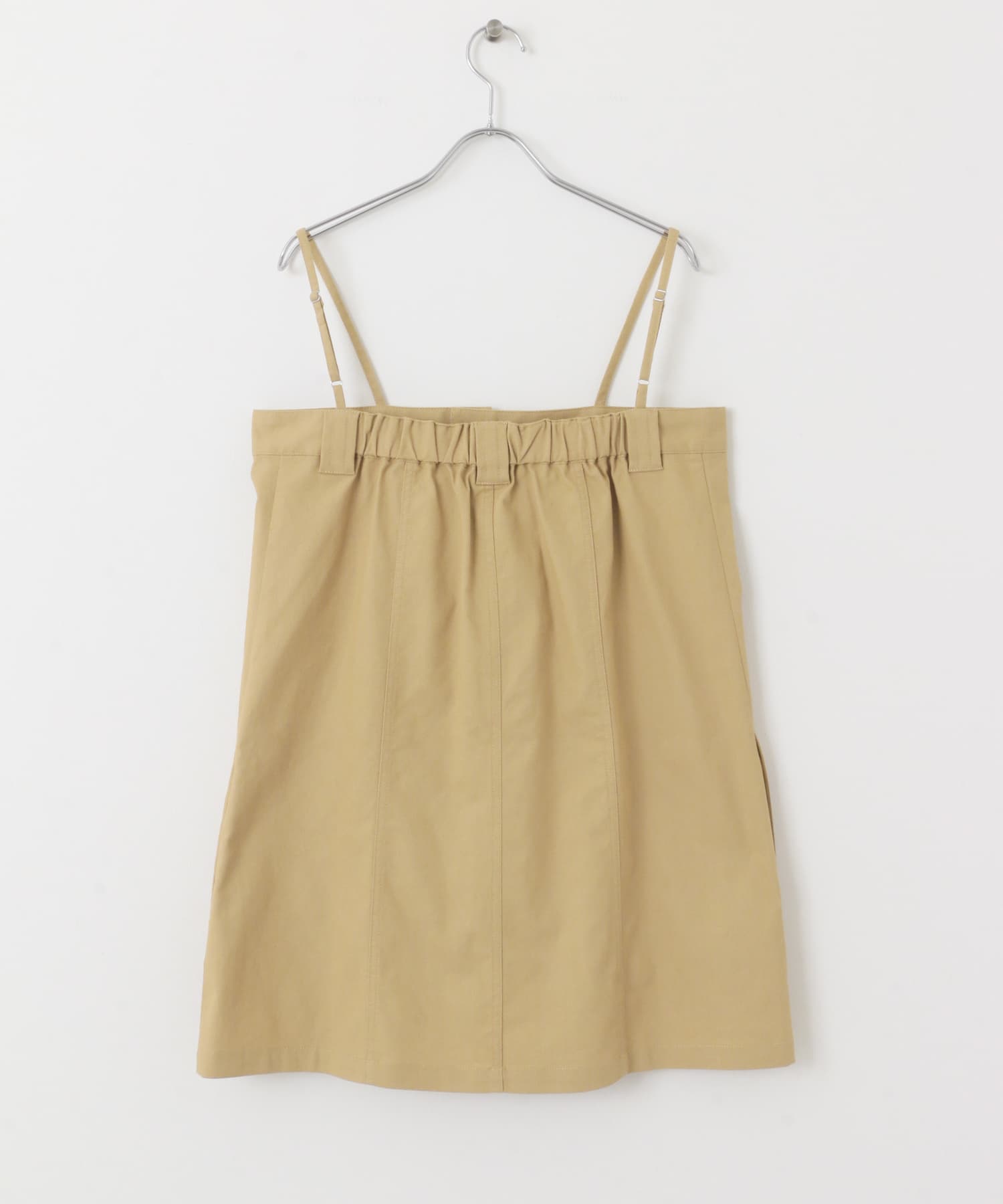 フロントZIPミニワンピース BEIGE one